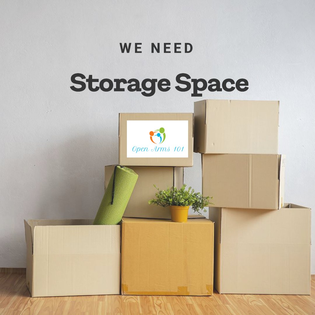 📢 Help us serve our clients! 🌟 We urgently need storage space for our program supplies. Have unused space? Your donation will help us continue providing essential items to those in need. Together, let's make a difference! info@openarms101.org #DonateStorageSpace #HelpingClients