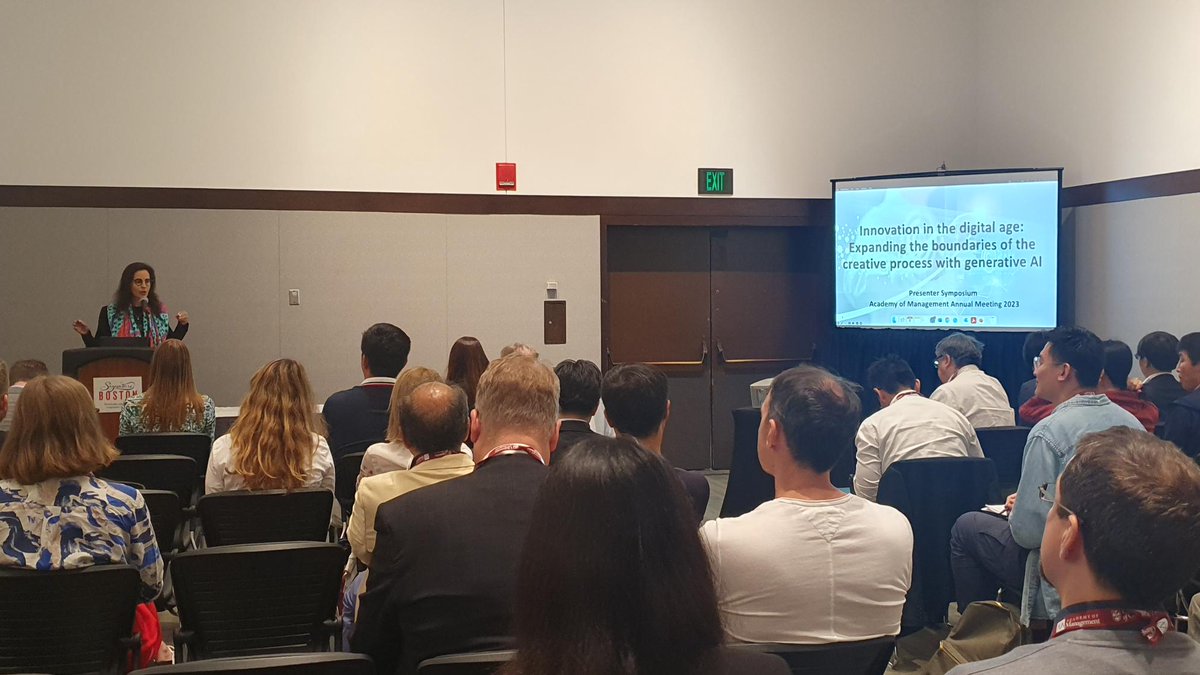 Susanne Beck (@_susanne_beck_) on Twitter photo Amazing symposium on 'Innovation in the digital age' & inspiring talks by <a href="/H_DigInnovation/">Dr. Hila Lifshitz-Assaf</a>, Moran Lazar, Jeffrey V. Nickerson, Xubo Cao, and Zhaoqi Cheng! The future is here, expanding the boundaries of the creative process with GenAI! <a href="/WarwickBSchool/">WBS</a> #AIIN #AIInnovation <a href="/AOM_TIM/">AOM TIM Division</a> Amazing symposium on 'Innovation in the digital age' & inspiring talks by <a href="/H_DigInnovation/">Dr. Hila Lifshitz-Assaf</a>, Moran Lazar, Jeffrey V. Nickerson, Xubo Cao, and Zhaoqi Cheng! The future is here, expanding the boundaries of the creative process with GenAI! <a href="/WarwickBSchool/">WBS</a> #AIIN #AIInnovation <a href="/AOM_TIM/">AOM TIM Division</a>