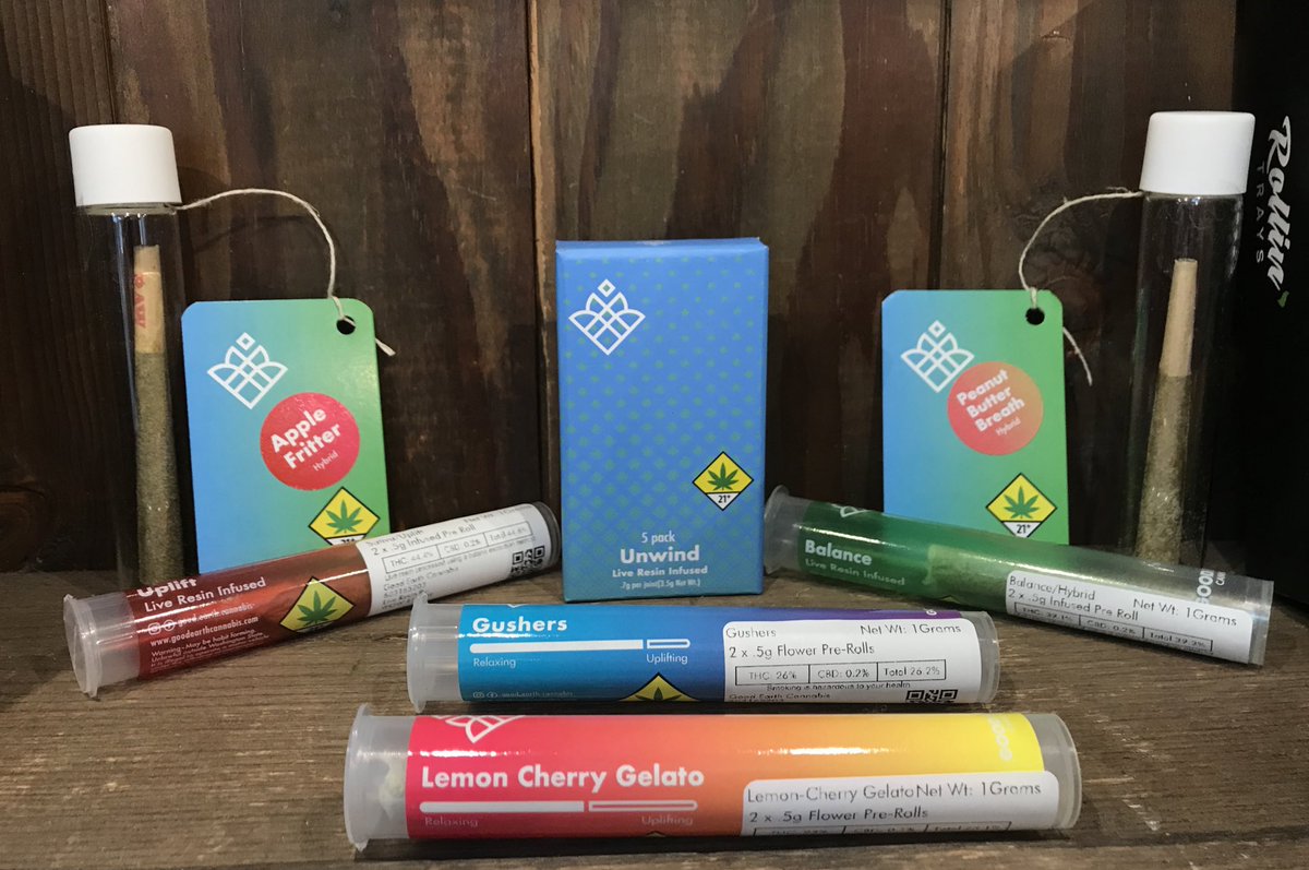 WorldofWeedRec's tweet image. Fresh Drop from Good Earth! With 30% off flower and jays try out something new or tried and true @goodearthcanna #GoodEarth #Flower #Prerolls #Multipack shop.worldofweed.com