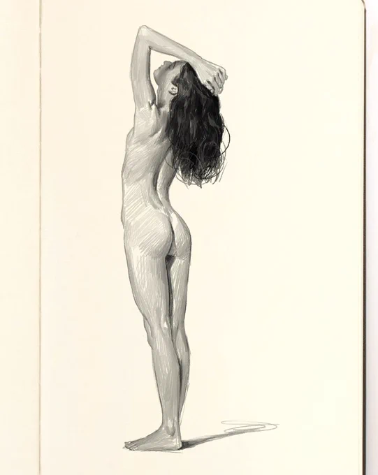 Gestures and warm-ups are a integral part of my workshop. References are provided by Grafit Studio for both critique- and spectator students. So you'll be able to draw from high quality photos of professional models! 