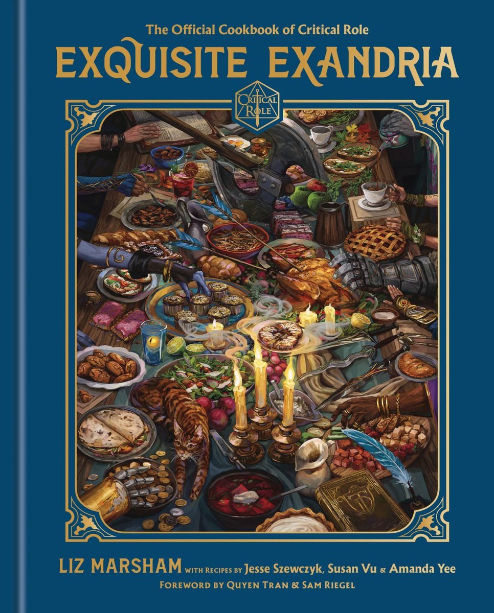 GeekandSundry's tweet photo. Exclusive look at the Shadow Baker’s pocket muffins and blackberry compound butter recipe from Exquisite Exandria: The Official Cookbook of Critical Role 
https://t.co/gAYYgSOYOV https://t.co/l78aZhAjKR