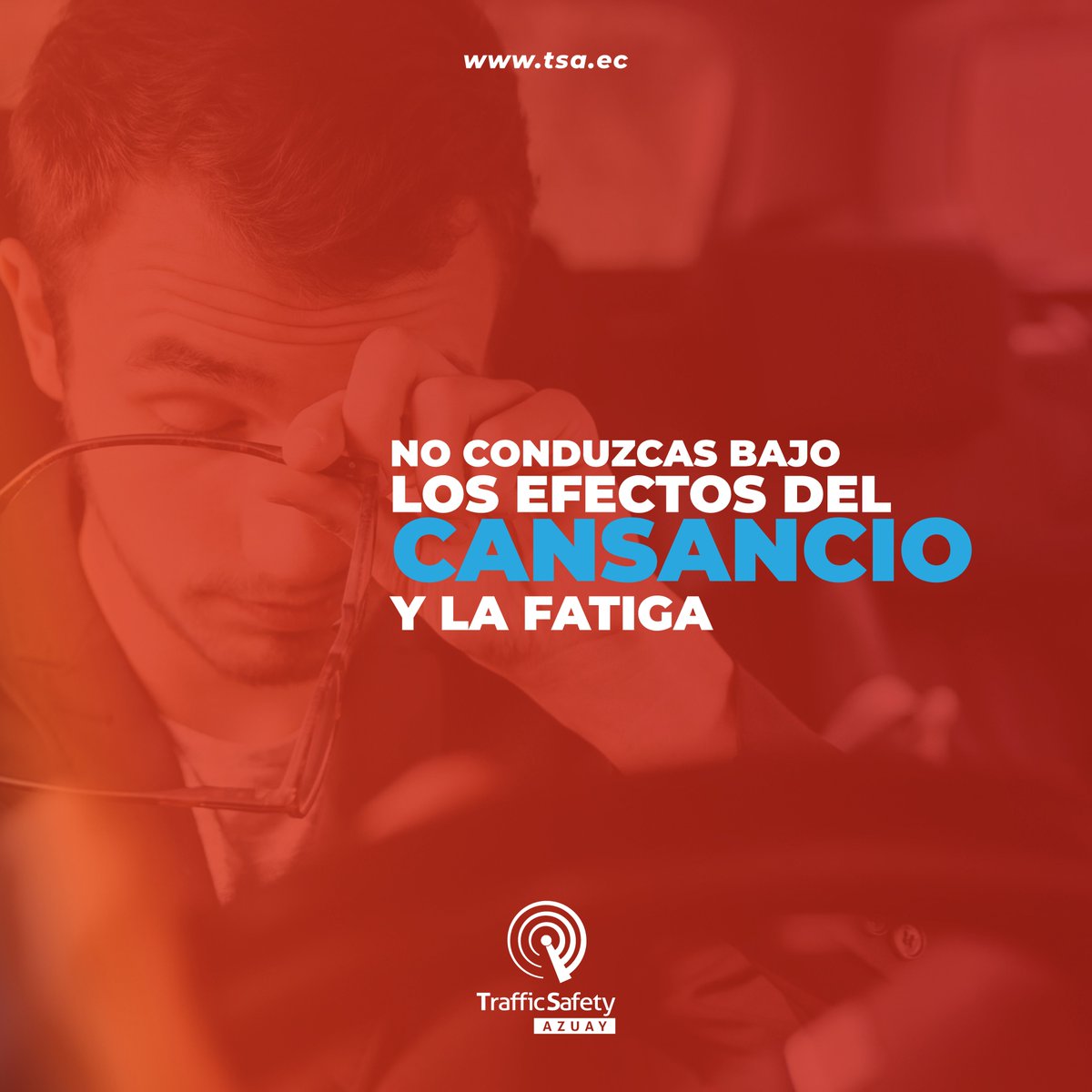 tsazuay's tweet photo. 🚗💤 No conduzcas bajo los efectos del cansancio o la fatiga.Disfruta tu feriado y descansa antes de viajar para estar alerta al volante. #Cuenca #SeguridadVial #FeriadoSeguro https://t.co/n4Nob2STdw