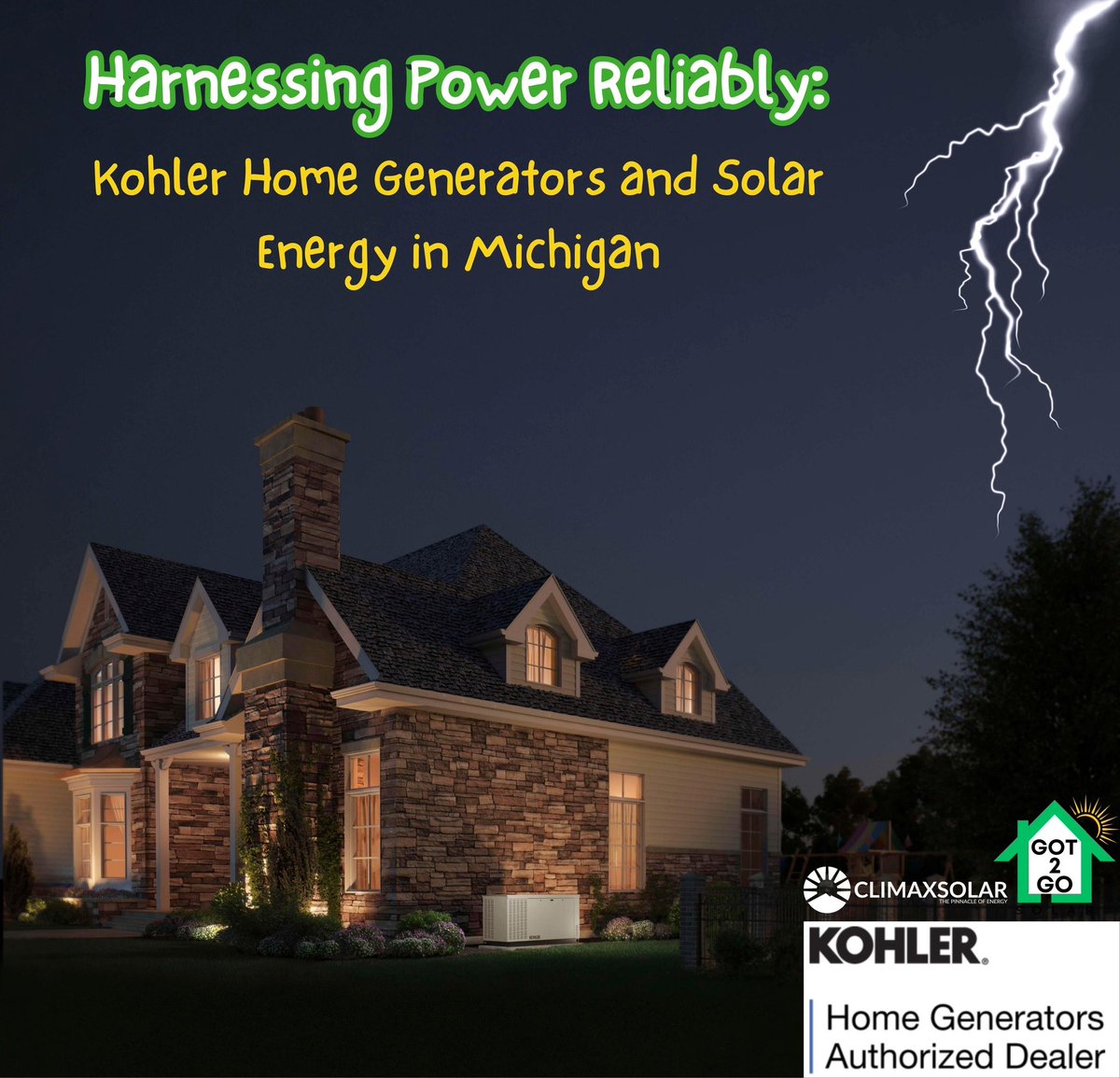 Unleash the power of the sun! ☀️🔌 Discover how Kohler Home Generators and Climax Solar are revolutionizing energy in Michigan. 🌍💡

Link 👉 climaxsolar.com/harnessing-pow…

#SolarPower #ClimaxSolar #KohlerGenerators #GoGreen #MichiganEnergy #Got2GoSolar