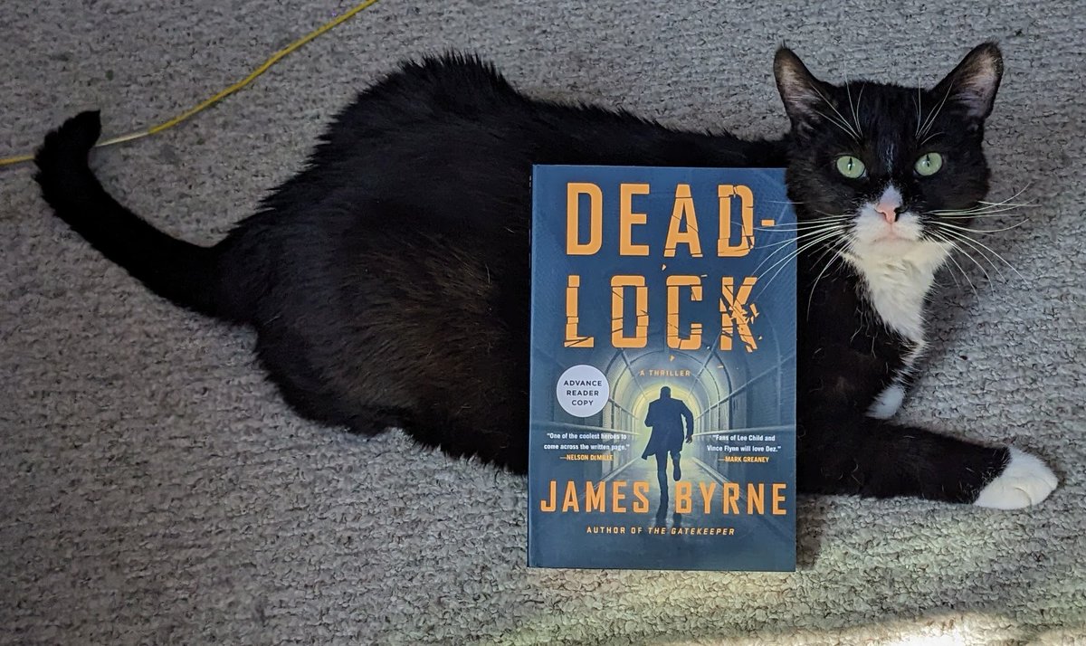 Happy #Bookbirthday to @JByrnemystery for #Deadlock! The new Dez Limerick book is even better than the first! One of my favorite reads of the year! Check out the review: bit.ly/3OOnSGE. If you like smart, wise-cracking heroes who can throw a punch, you're gonna love Dez.
