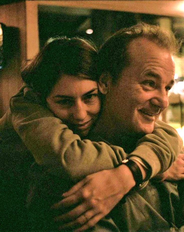 Sofia Coppola and Bill Murray on the set of Lost in Translation (2003)