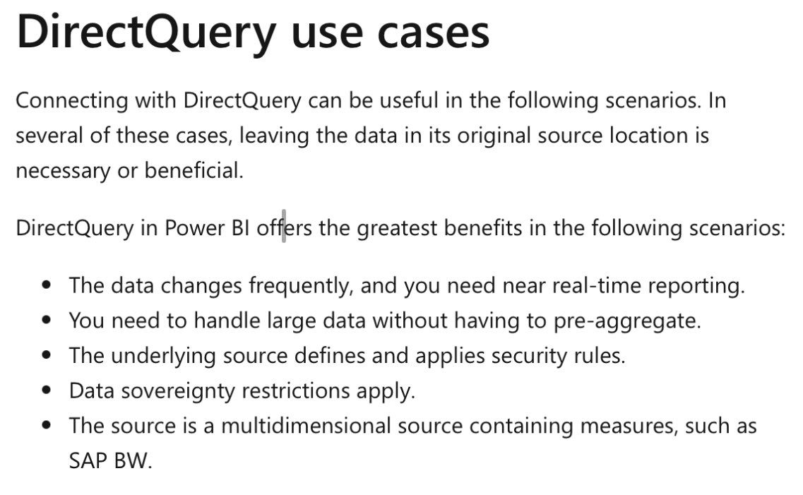 If you are considering building a #PowerBI model using Direct Query to a relational database, stop. 🛑

Do you really need it? Power BI performs MUCH better when using Import mode and the Vertipaq engine absolutely screams vs DQ mode. Plus, there are no limits to the kind of DAX