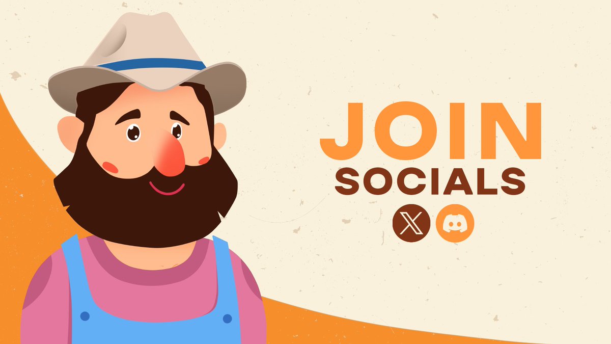 While you are waiting for the farm, join our socials! 👩‍🌾 

Discord: discord.com/invite/bcTurU5…

#WAXFAM #WAXP