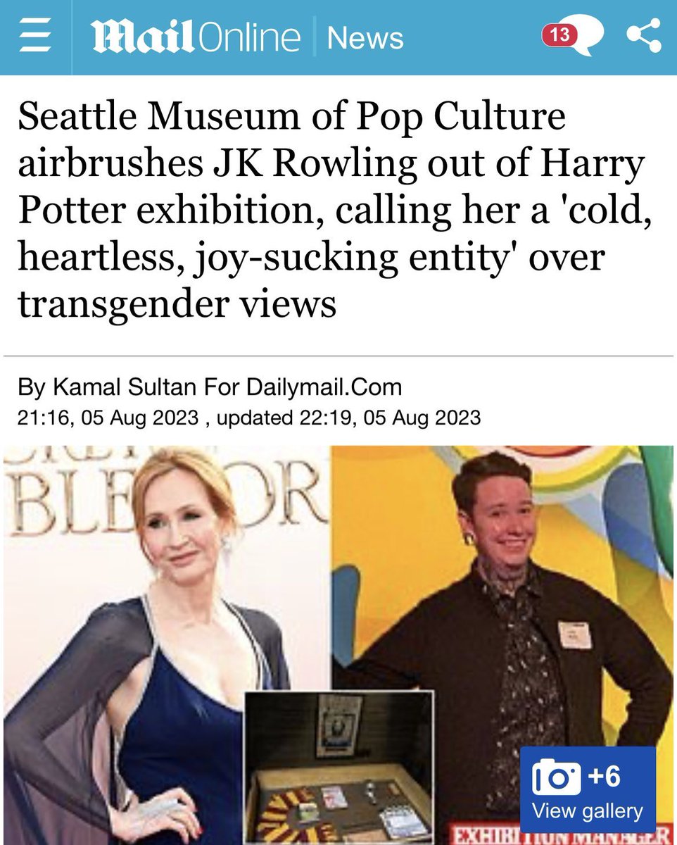 Workers at the Seattle Museum of Pop Culture are being inundated with abuse and harassment from far-right and "Gender Critical" activists after responding to JK Rowling's escalating transphobia and anti-LGBTQ+ bigotry.

As ever, our solidarity with those targeted 🏳️‍🌈🏳️‍⚧️