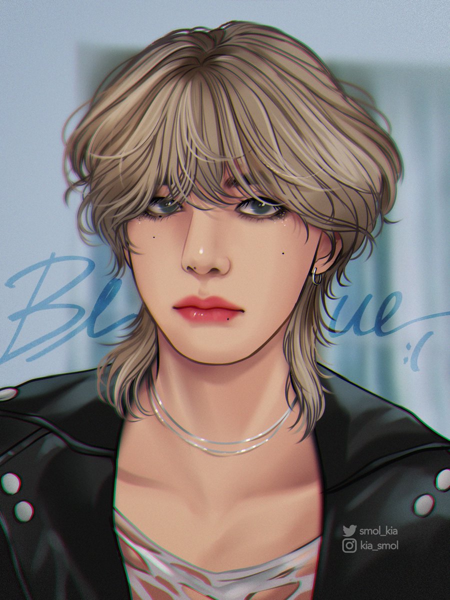 「Blue #TAEHYUNG #LAYOVER_IS_COMING」|기아のイラスト