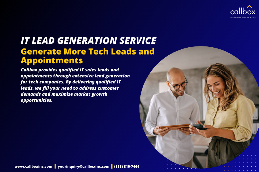 AlisonGWilliams's tweet image. Are you looking to generate more tech leads?

Callbox provides lead generation services for IT companies that aim to boost their sales leads and appointments!

Visit us today!
bit.ly/3n3pRIr

#itleads #leadgeneration #it