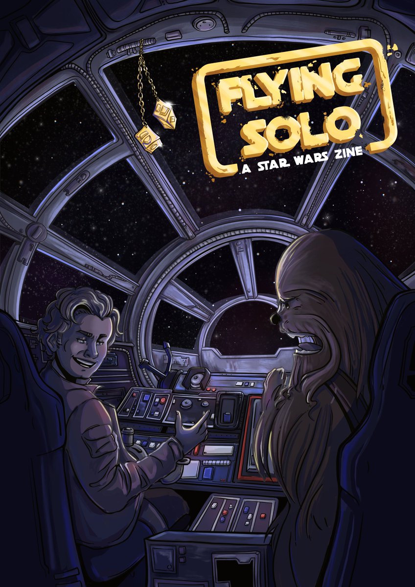 flyingsolozine's tweet photo. Flying Solo: A Star Wars Zine is now available for FREE! 🚀💫

Featuring 66 pages of original art and writing from 19 contributors, this fanzine is a celebration of all things Solo: A Star Wars Story. We hope you enjoy!

Download it here: https://t.co/zEQI4sTXI6 https://t.co/z3DkJWGQEF