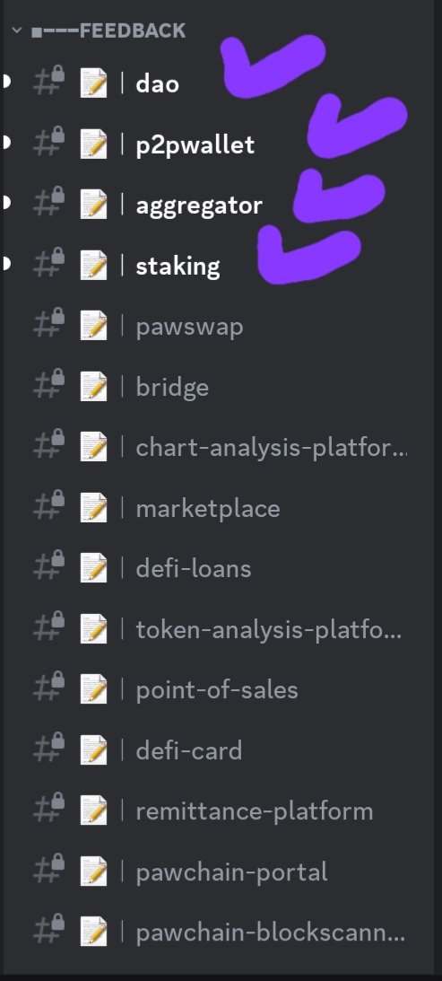BeishuizenEllen's tweet photo. In 7 months
#Staking
#PaWallet
#DAO 
#PAWaggregator

#AlphaPawChainTesting

Very curious what will be achieved in the last months of this year! 

$PAW #PAWSWAP @framecommunity

$ETH $BNB $CRO $SOL $ADA $MATIC $ARB https://t.co/9KRIjZlaqp