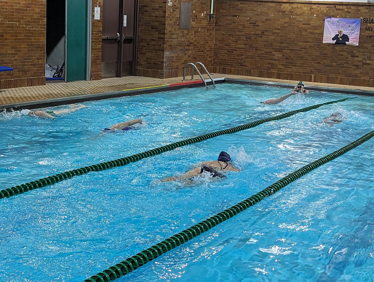 Today was the biggest best first practice of the year for our girls swim team. It felt like a family again, complete with new faces, Uncle Pitbull motivating us, cousins from the boys team helping out, and our new mom Val who  kickboarded with her Starbucks #familyreunion