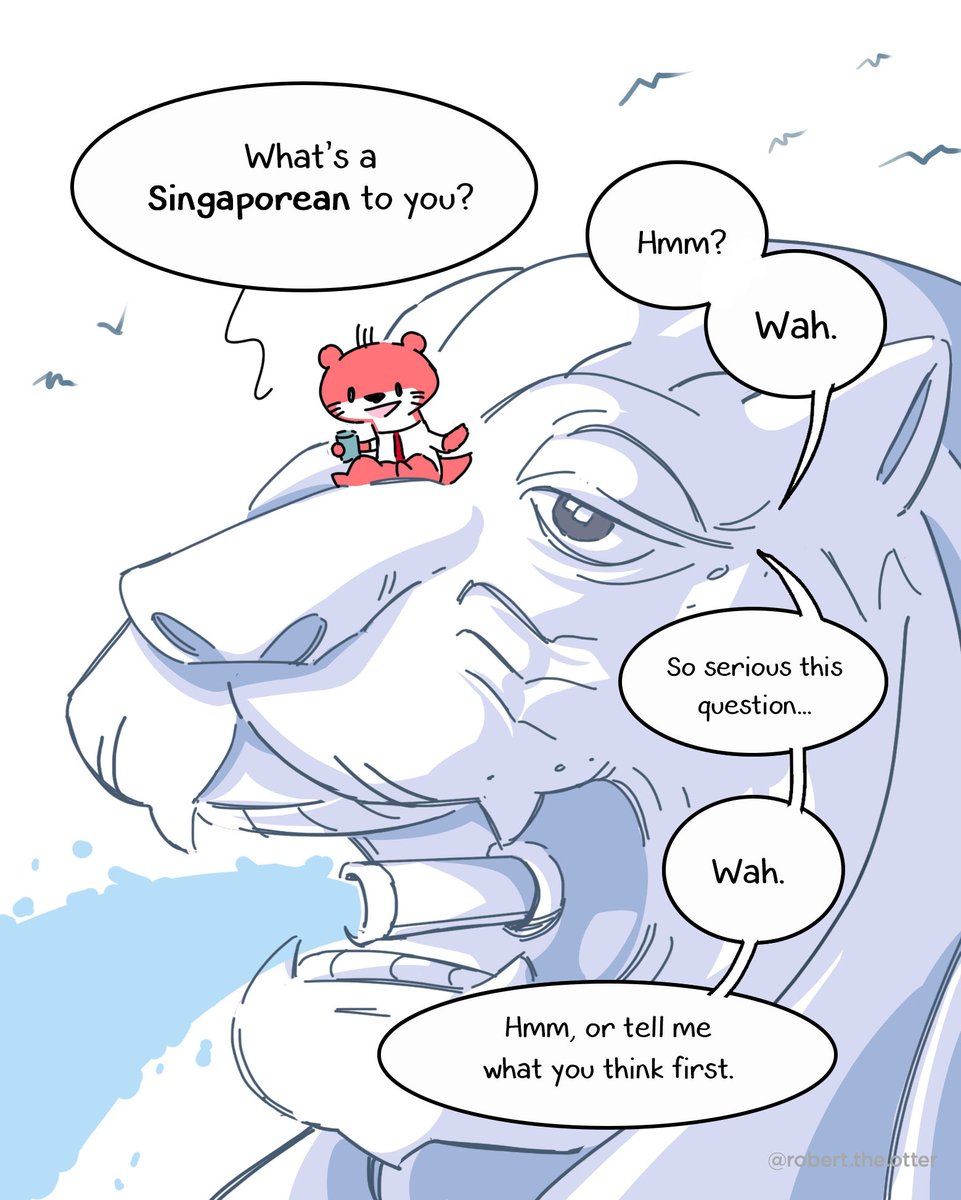 big questions need big answers, but there's no-one better to ask than the one and only Merlion.
Happy National Day for all Singaporeans! 🇸🇬☕️🎆 #ndp
https://t.co/ytS414z119
🧵1/