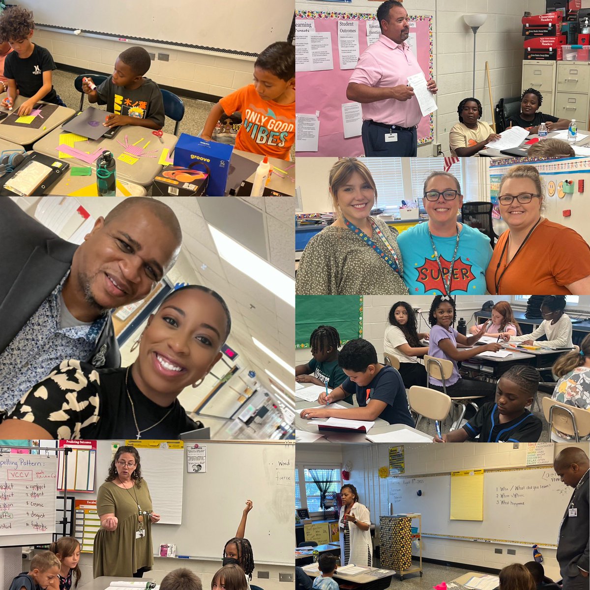 MrsQJackson's tweet photo. We had a great morning of classroom visits  @OrrsElementary with @asanders_Lead 📚📝 Teachers &amp; students are diving into the new curriculum! 
#extraORRdinary https://t.co/uEena7gOrj