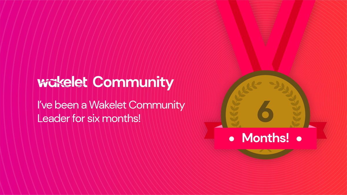 chillphd's tweet photo. Thank you @wakelet for recognizing anniversaries on the #WakeletWave. 🌊 https://t.co/3wXAyPfMK8