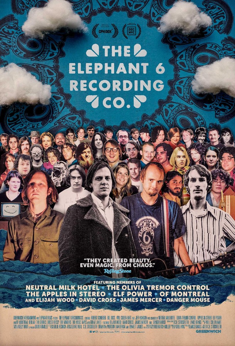 brooklynvegan's tweet photo. 'The Elephant 6 Recording Co.' documentary hits theaters this month, including special premiere events in LA and NYC https://t.co/JX4JjNBbdM https://t.co/ZJucNaWpRL
