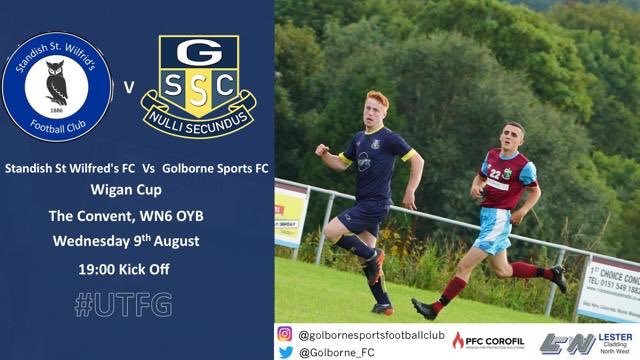 Tomorrow we travel to <a href="/wilfs_fc/">Standish St Wilfs FC 🦉</a> in the @CupWigan36858 

Please come and show your support.

#UTFG🔵🟡
