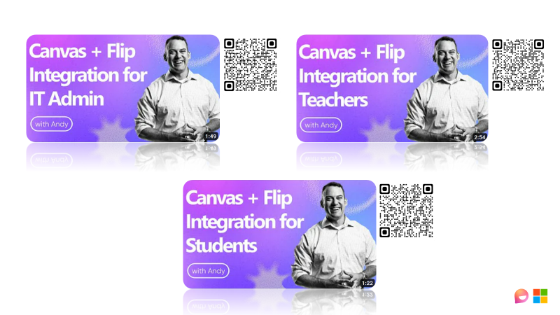 MrCoachK15's tweet photo. THREE - 1️⃣, 2️⃣, 3️⃣ quick walkthrough videos making the @Canvas_by_Inst + @MicrosoftFlip integration easy! 

☝️ for #CanvasAdmin (game changer) https://t.co/aKQ9U2sLkn

☝️ for #CanvasFam (Teachers)  https://t.co/zVay6GaIIq

☝️ for our why... Students! https://t.co/ahR1ykZVbP https://t.co/Ati8M6oyoo