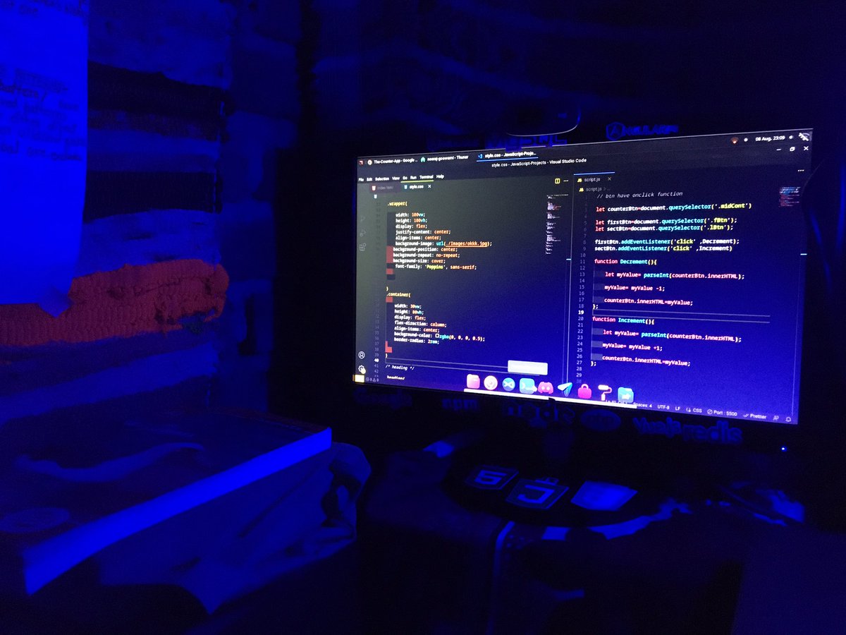 neerajnath155's tweet image. Working on my #CounterApp Project 👨‍💻🔌  

Happy coding 👨‍💻👩‍💻Devs

#100DaysOfCode 
#buildinpublic
#learninpublic
#webdev