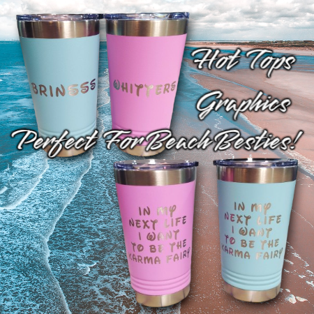 Topsgraphics's tweet image. Offering up custom and pairable drinkware in all types and colors!
Nothing stops your creativity here with us and better yet, we implore you to bring your ideas or logo to life!
Come check us out for your next project!📷📷
Website: hottopsgraphis.com