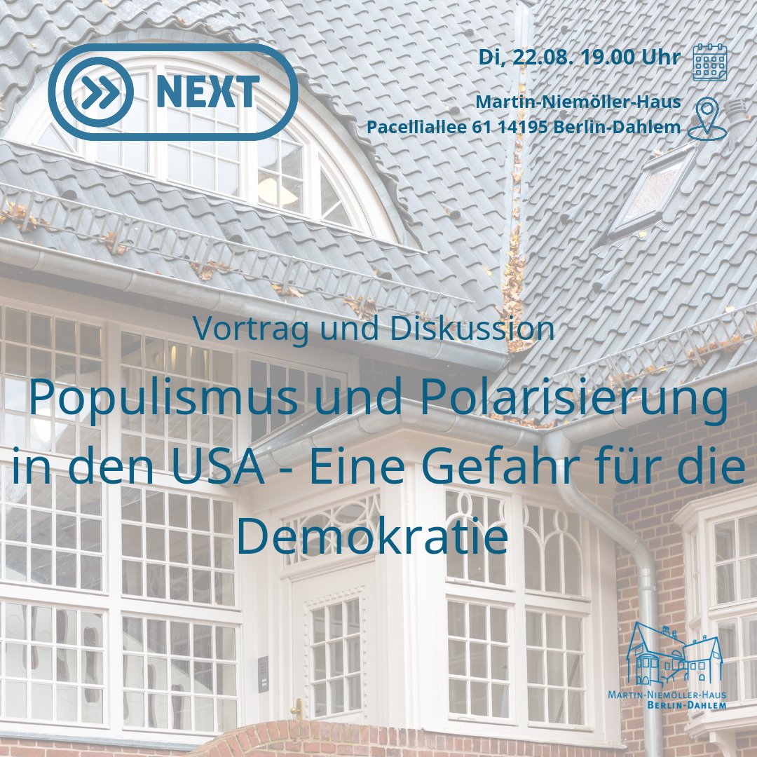Di 22. August um 19 Uhr.
Der Referent, Mark McGuigan, war langjähriger Leiter des Büros von #ASF in den USA. Er ist gebürtig in den #USA und kennt die zivilgesellschaftlichen Strukturen in seinem Land. Deutschland ist er seit über 40 Jahren verbunden.