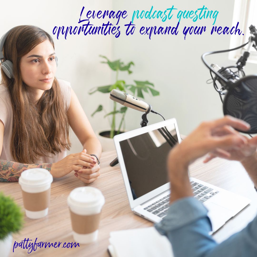 PattyFarmer's tweet image. #PodcastGrowthHack Amplify your reach by leveraging podcast guesting opportunities!
Podcasts are a powerful platform to connect with a wider &amp;amp; targeted audience and establish your authority in your industry. 
#PodcastGuesting #BusinessGrowth #MarketingStrategy #PodcastStrategy