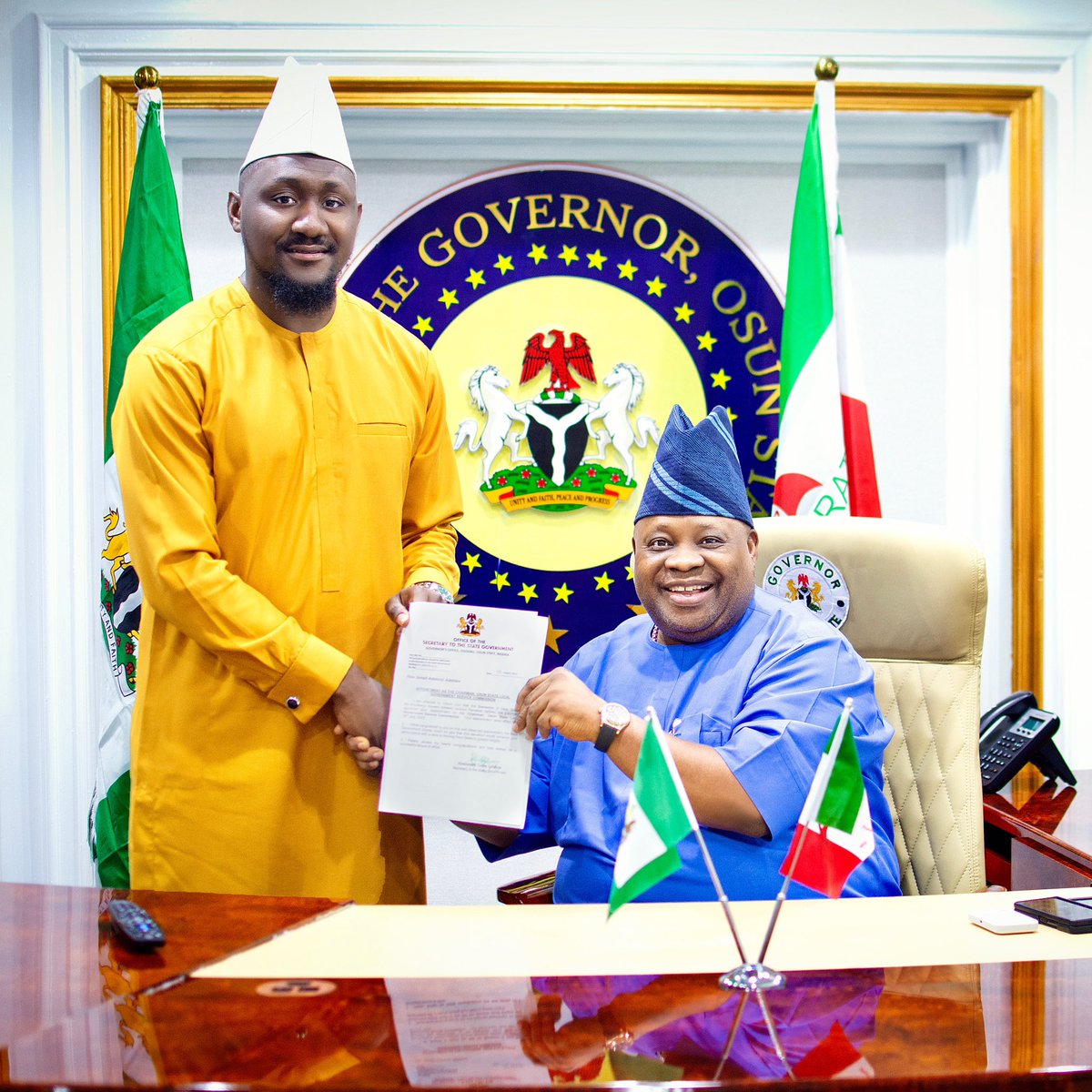 Today marks a significant milestone in our journey towards fostering efficient governance and driving positive change within our local communities. I stand before you, honored and ready to take on the role of Chairman of the Local Government Service Commission.