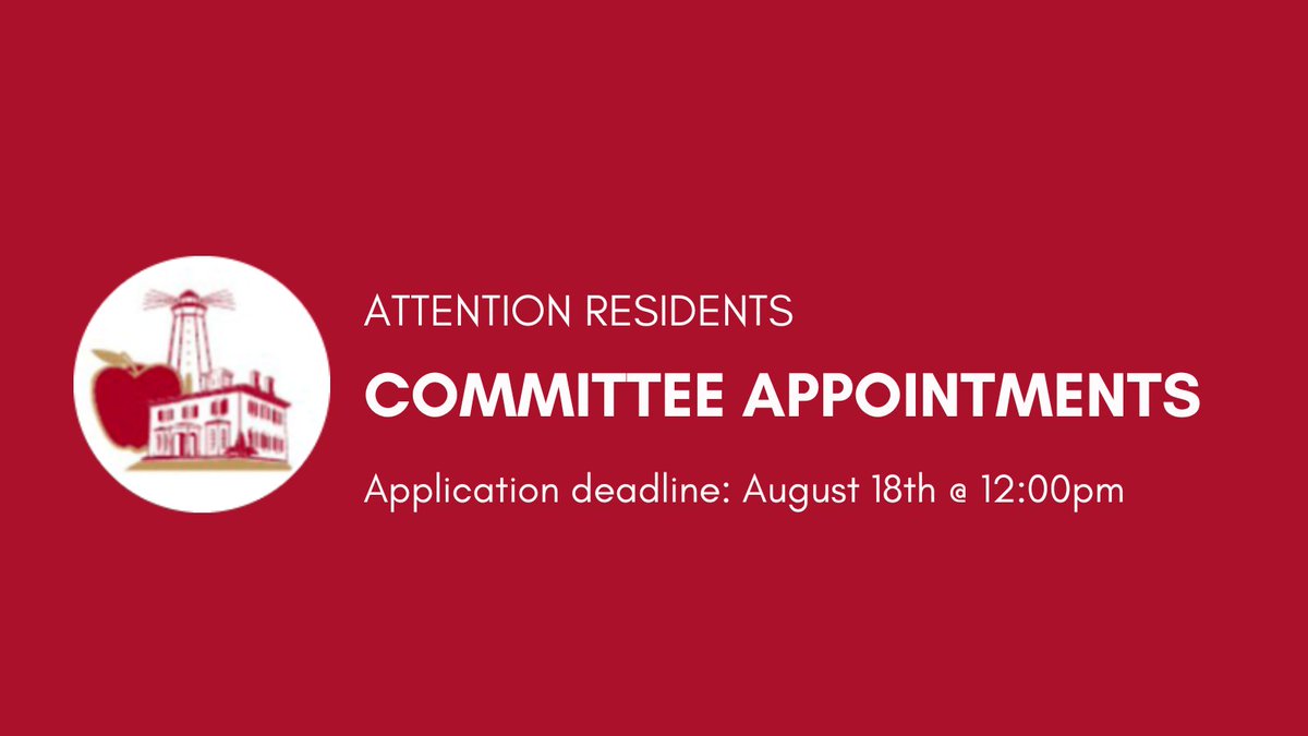 COMMITTEE APPOINTMENTS 📋

The Municipality of Brighton is calling for people who are interested in becoming citizen members of the Community Events and Civic Awards Steering Committee.

You can apply here ➡️ forms.brighton.ca/Clerk.../Commi…

📅 Applications close August 18th at noon.