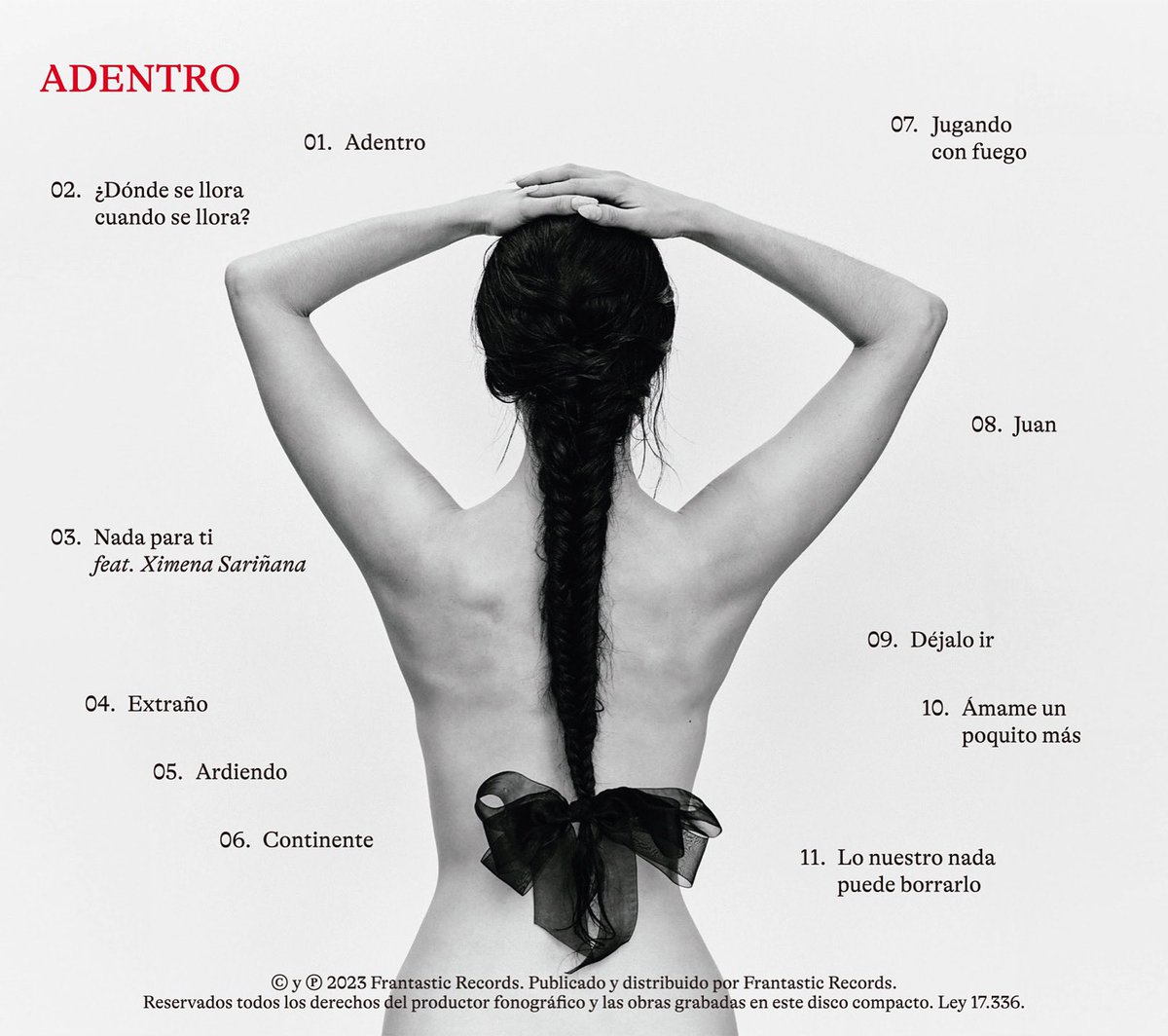 franciscamusic's tweet photo. las 11 canciones que componen mi nuevo álbum ADENTRO.

pre-guarda 🖤 pre-save ahora
https://t.co/S3geBVbGzB

sale el 18 de agosto
🎀🖤🎀🖤 https://t.co/tBES0MzoV1