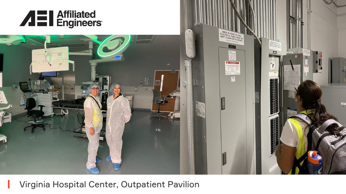 A few of AEI’s team members visited the recently opened state-of-the-art Outpatient Pavilion Project at the Virginia Hospital Center located in the Washington, DC metropolitan area.