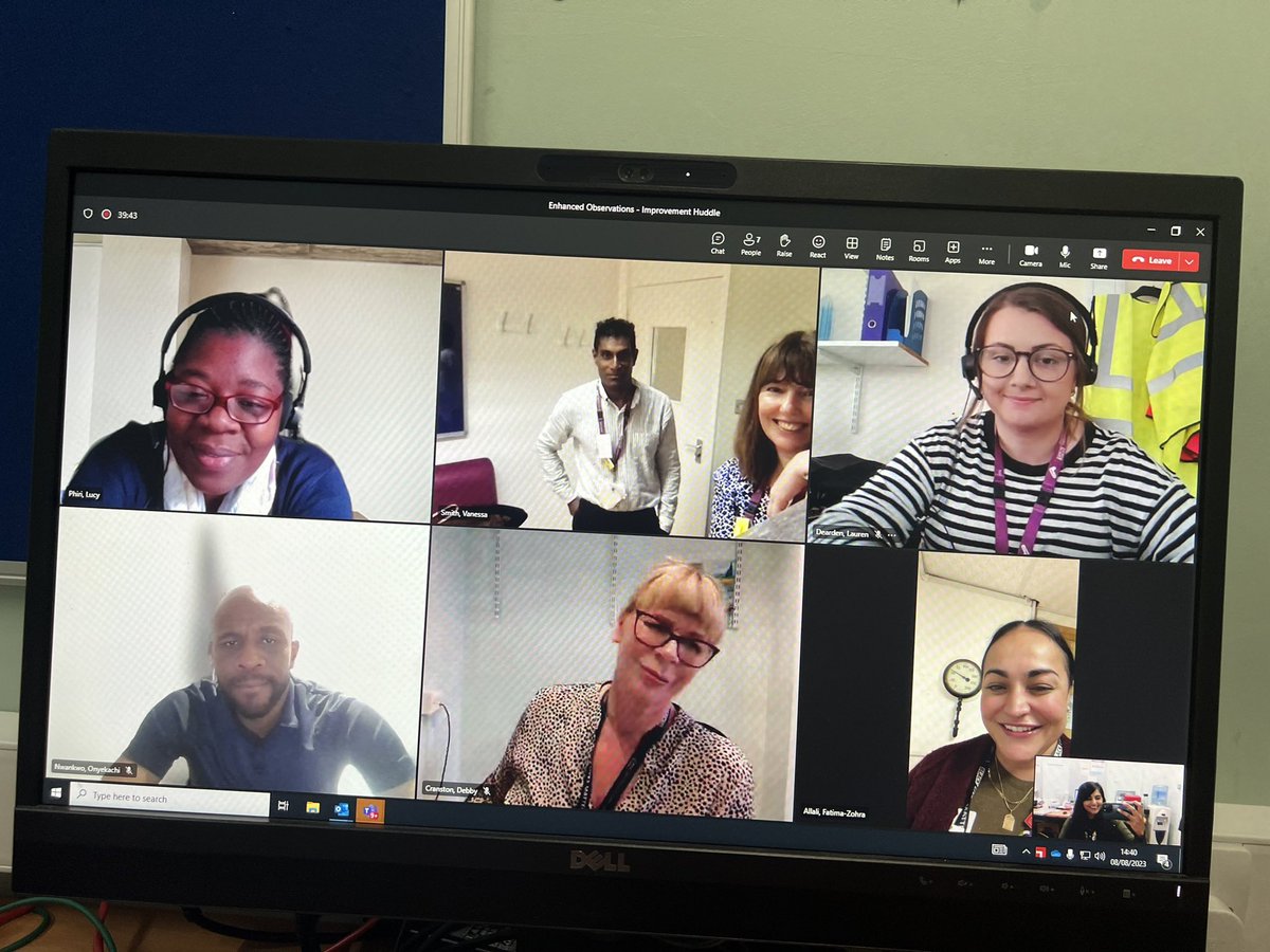 We started off with a quick adapt and change in todays huddle - in true QI style of course 😃 Great discussions around policy, implementation & understanding! Everyone passionate & determined to continue to provide #outstandingcare #OurCareIS 

@MaudsleyDoN @SLAM_QI @normanlamb