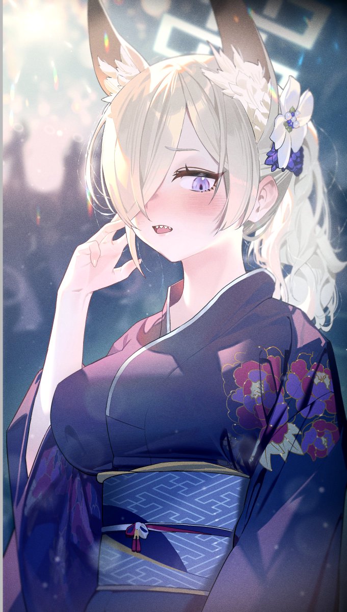 カンナ「ずっとカンナとのお祭りデートを幻視してる...  #ブルアカ」|IASANのイラスト