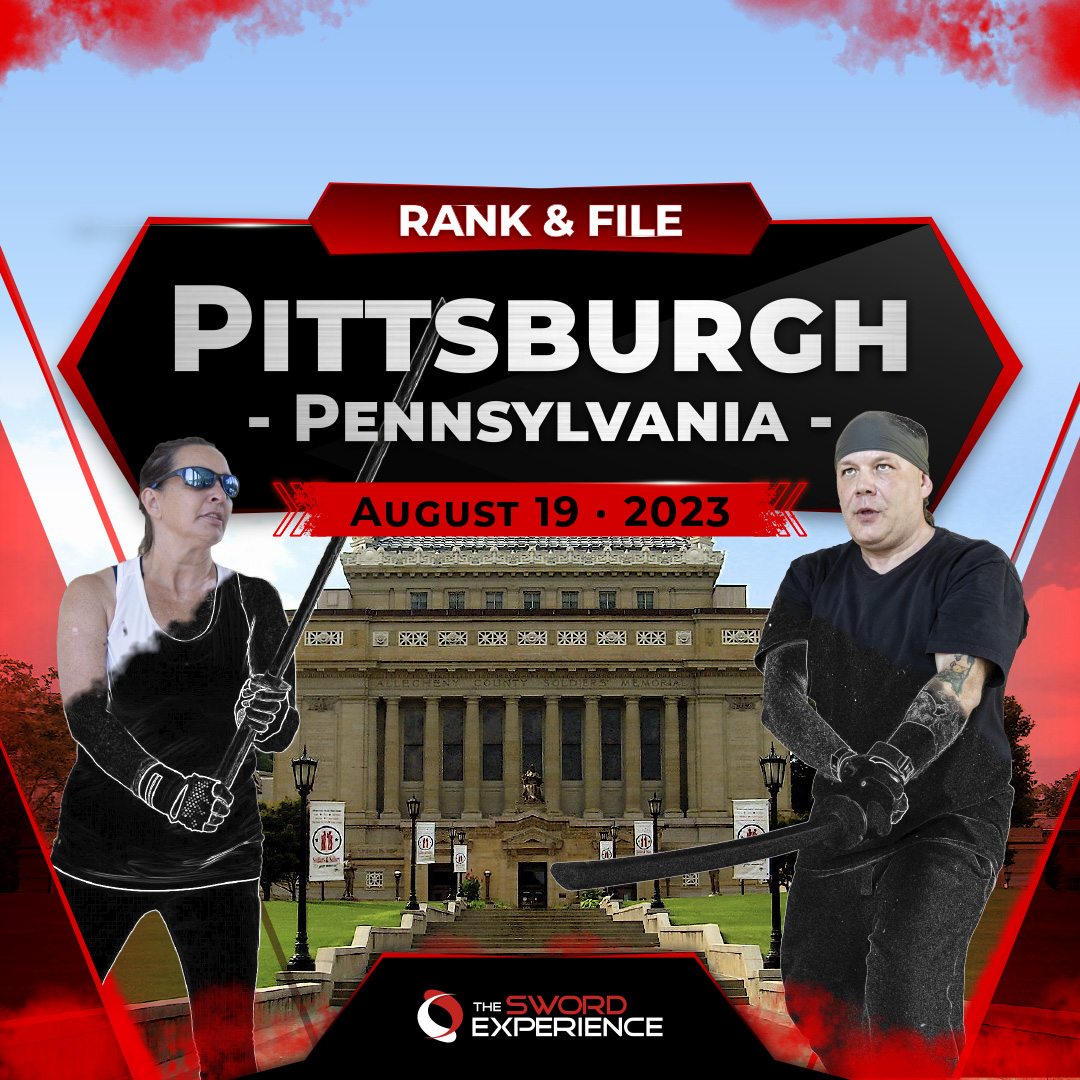 SwordExperience's tweet photo. Join us for an SXP Elite event in Pittsburgh, Philadelphia and Columbus, Ohio!🤺

Grab your tickets at https://t.co/EhM79lKoXw and get ready for an unforgettable experience. 🌟

#SwordChoreography #AdrianPaul #HighlanderSeries #PhiladelphiaEvent #SwordExperience #ColumbusEvent https://t.co/h1qQr849Il