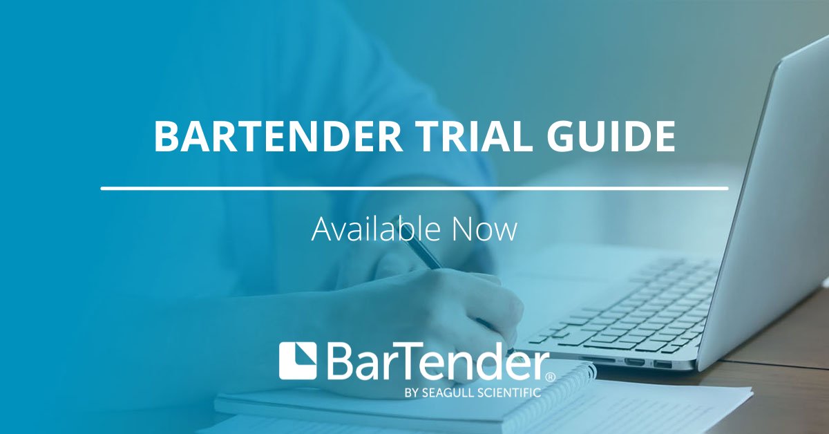 BarTenderTech's tweet photo. Ready to get started with your BarTender trial? Read our BarTender Trial Guide to learn step-by-step how to register for your BarTender Portal account, download BarTender, and print your first label. https://t.co/rwzJXv0ahg #BarTendersoftware #labelingsoftware https://t.co/91Uq02DMq0