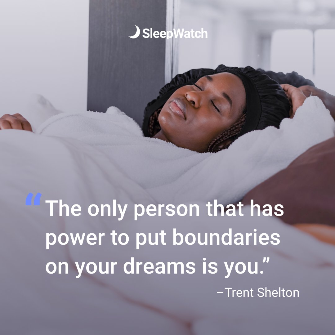 SleepWatchApp's tweet photo. Dreams #StartWithSleep. https://t.co/3lYgS551aJ