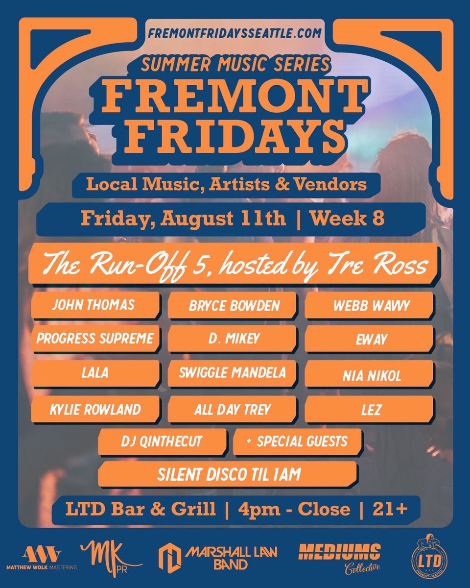 THIS FRIDAY! THE RUN-OFF!!!