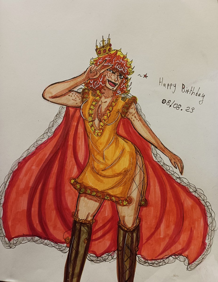 GoldflamKuroryu's tweet photo. 🎉🎊Happy Birthday🎊🎉

🦁L É O🦁

(Ouioui, j'me suis pas fait chier, j'ai eu la flemme de faire deux dessins xD)

#OC #Anhyn #HappyBirthday #birthday #lion #Leo #cats #dessin #draw #drawing https://t.co/AOJ3Ijdkby