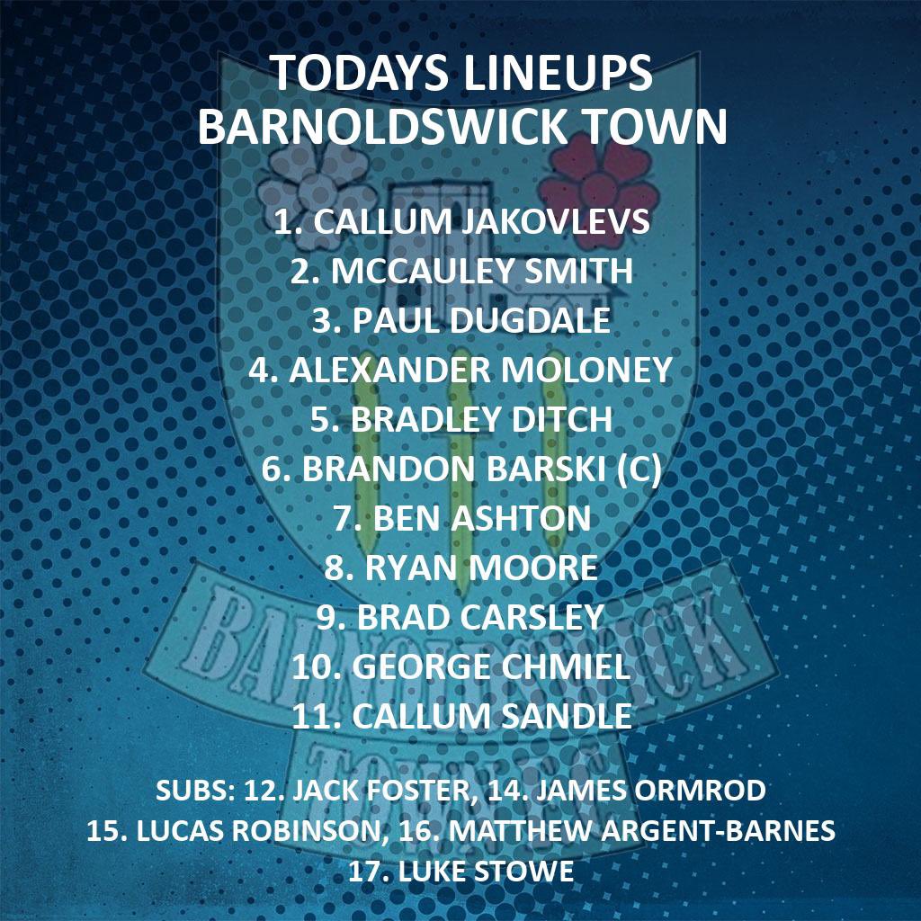 Here’s tonight’s line ups for our match against Ramsbottom United. #comeontown#sewerarmy