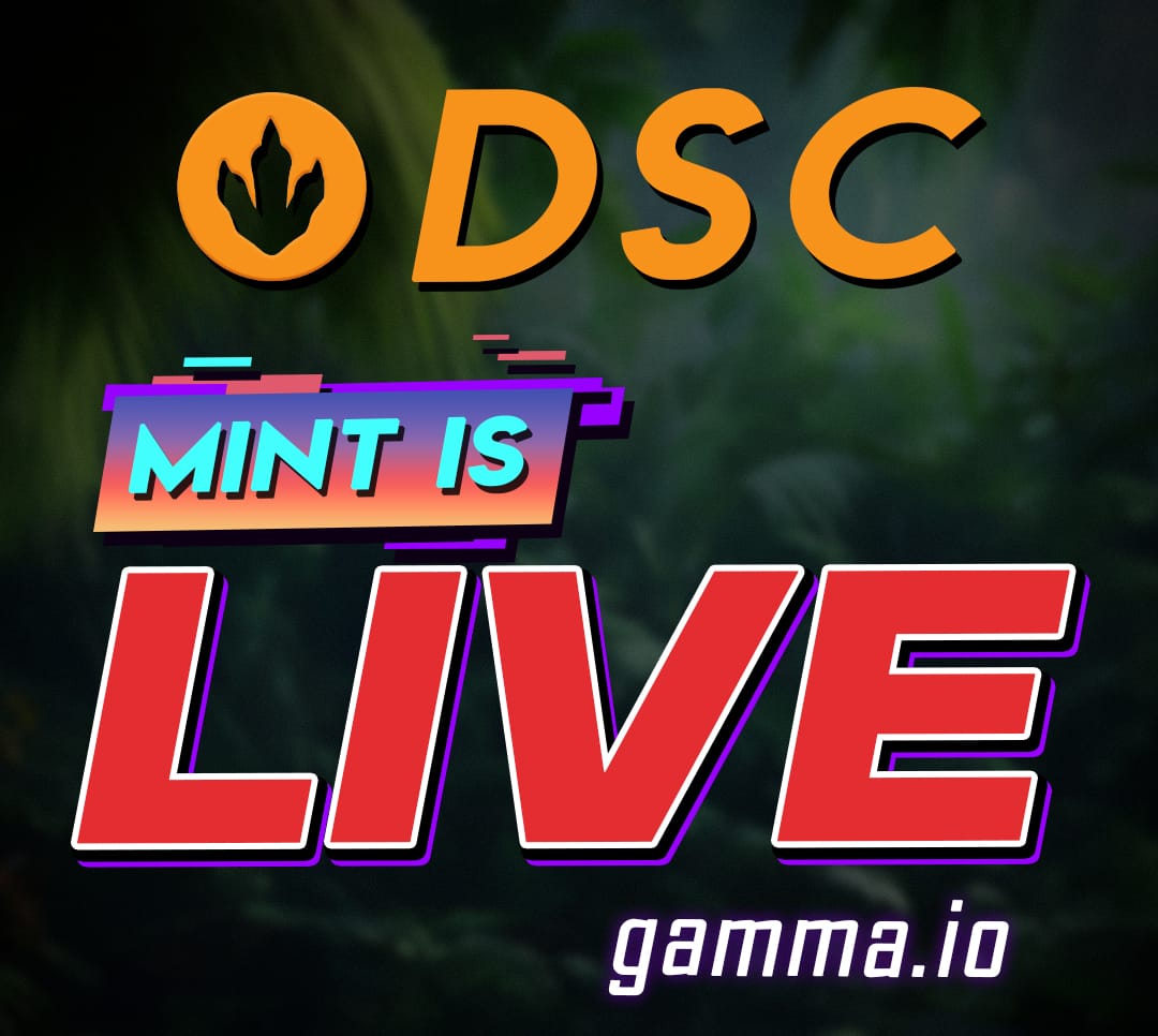 Join the exhilarating journey of Dino Social Club as we unleash our unique Dinos to the world. Secure your spot in this exciting adventure and become a part of our vibrant community today! Don't miss out on the chance to own your very own piece of history.
gamma.io/ordinals/colle…