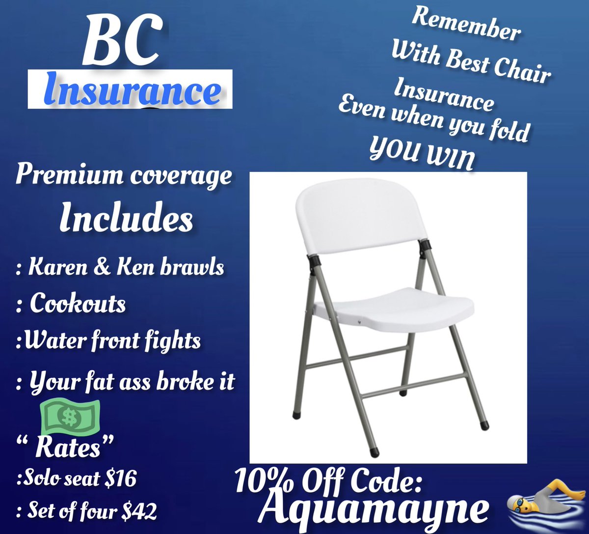DAHARM's tweet image. Best Rates in the World 
 #montgomerybrawl #Alabamaboatbrawl #MontgomeryAlabama #BlackTwitter #BlackAquaman #ChaChaSlide #foldingchair