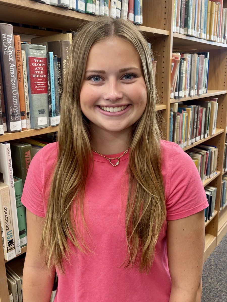 TupeloHigh's tweet photo. Congratulations to our Student Body President, Anna Grant Kahlstorf. She is a member of Synergy, Diamond Girls, Key Club, NHS, and NEHS. She is also the social media manager for WTHS and president of FCA. Congratulations, Anna Grant! #GoWave #TPSD https://t.co/Q8R7tjxsu6