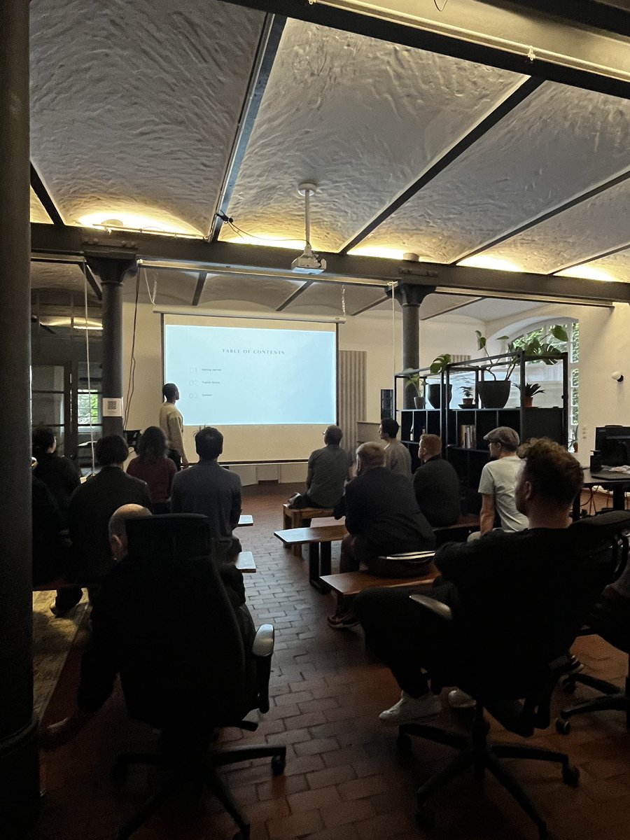 How to build and publish an open source #vuejs plugin? That’s what Frederick’s talk is about in today’s @vuejs_berlin Meetup, hosted by our #Berlin office. #opensource