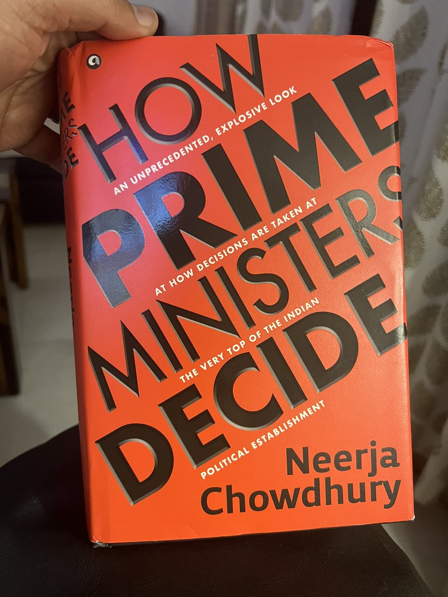 Immersed in <a href="/neerjachowdhury/">NEERJA CHOWDHURY</a>’s new book tonight. Totally fascinating.