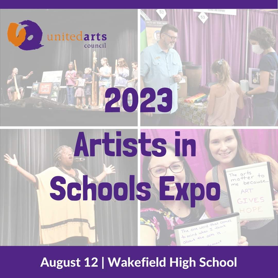 The expo is this Saturday!!
44th Annual #ArtistsinSchools 

More info: ow.ly/ZzoU50KgiNy 

#AIS4All #ArtMakesYouSmart  Wake County Public School System