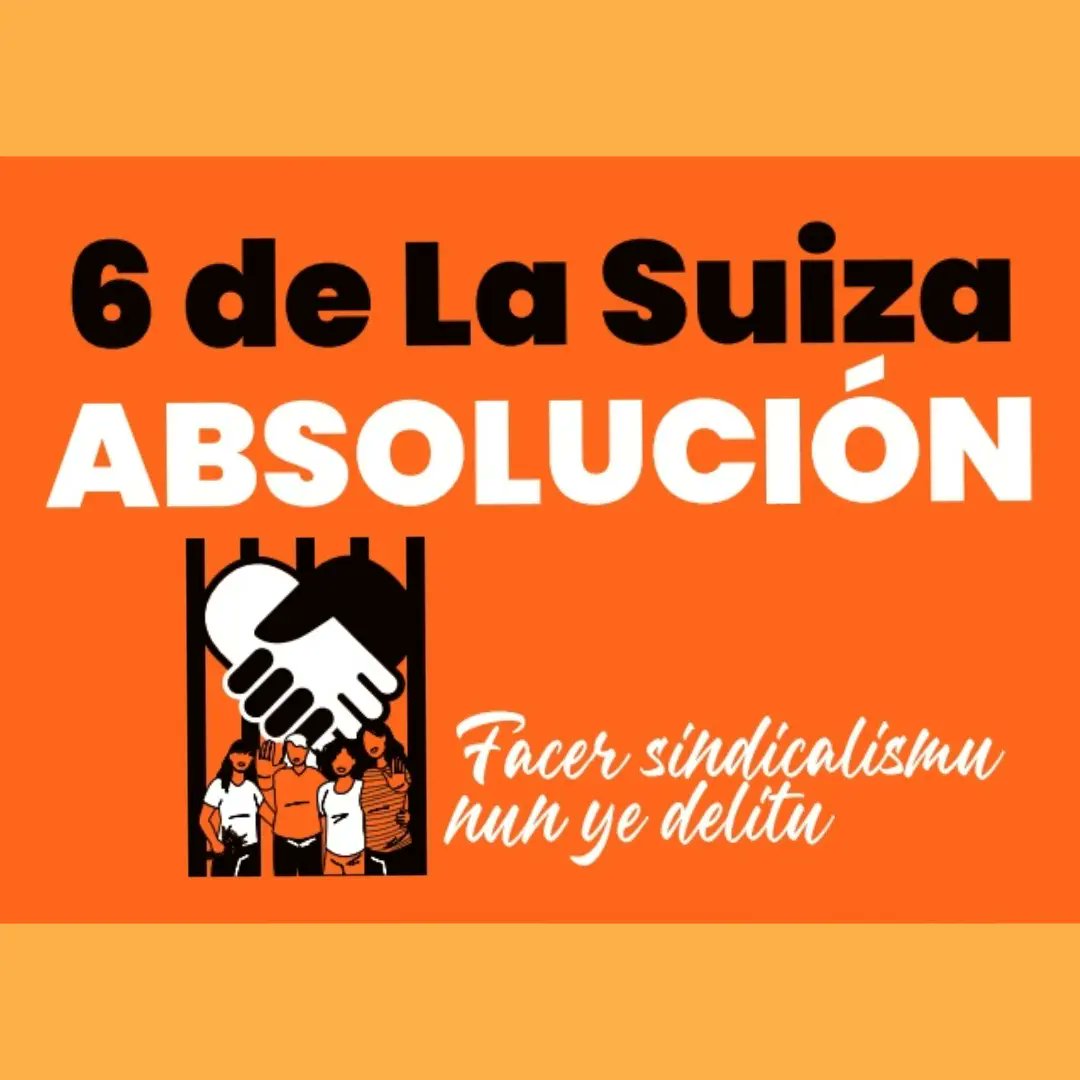 cnt_sevilla's tweet photo. Mientras cogemos fuerza para septiembre, nunca desconectamos de nuestras compañeras de @XixonCnt.
¡6 de la Suiza ABSOLUCIÓN!
Afíliate Organízate y Lucha
⚫🔴🟠
#HacerSindicalismoNoEsDelito
#CNT https://t.co/PmI3jQMMYu