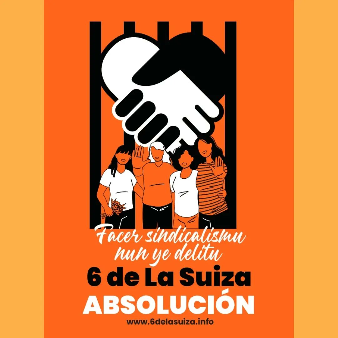 cnt_sevilla's tweet photo. Mientras cogemos fuerza para septiembre, nunca desconectamos de nuestras compañeras de @XixonCnt.
¡6 de la Suiza ABSOLUCIÓN!
Afíliate Organízate y Lucha
⚫🔴🟠
#HacerSindicalismoNoEsDelito
#CNT https://t.co/PmI3jQMMYu