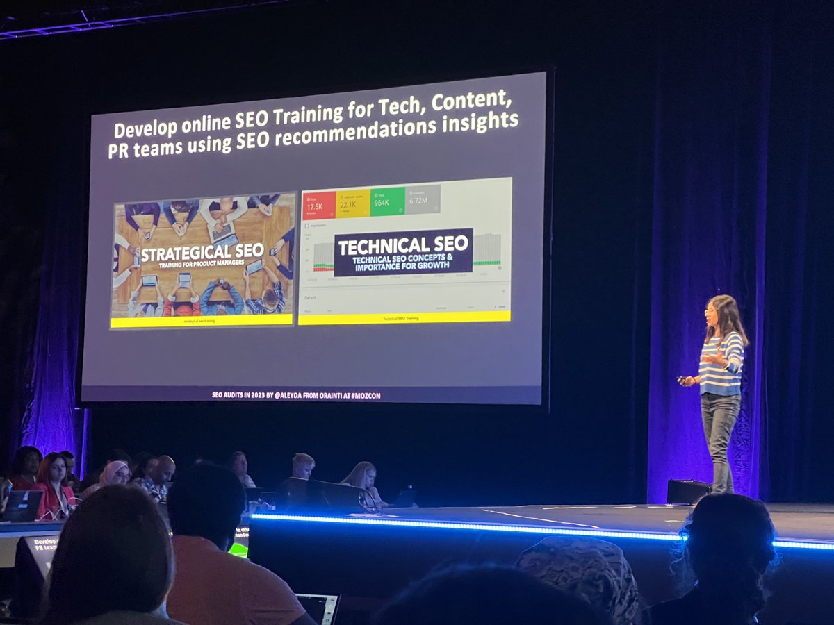 TheRealSEORadar's tweet photo. Building understanding of #seo throughout your organization is HARD - even harder to get things implemented @aleyda #mozcon https://t.co/ksnHo7dnJf