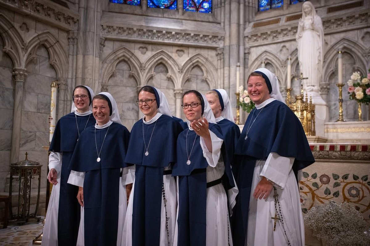 father_rmv's tweet photo. Sisters of Life professing final vows at St. Patrick’s Cathedral, NYC. https://t.co/zLg8Jbmcqb