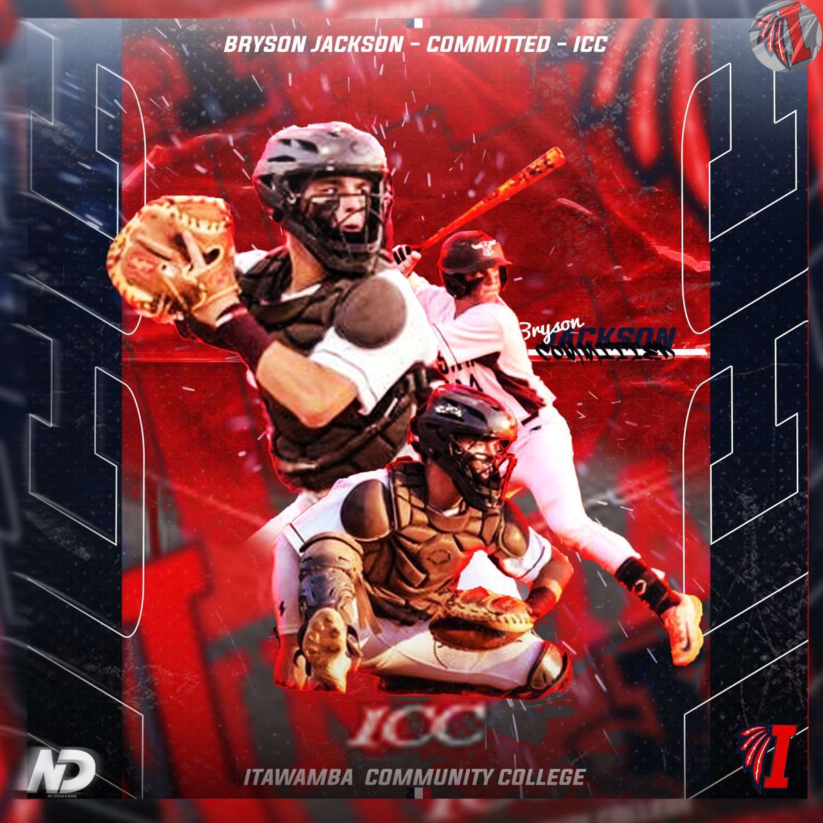 I am very blessed to announce that I will be continuing my academic and baseball careers at ICC. I am thankful for God allowing me this opportunity. I would also like to thank my parents, family, coaches, and everyone else that helped me along the way.🔴🔵 #rolltribe @LetsGoICC
